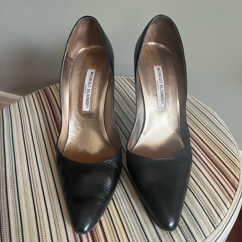 Manolo Blahnik Classic Black Heels